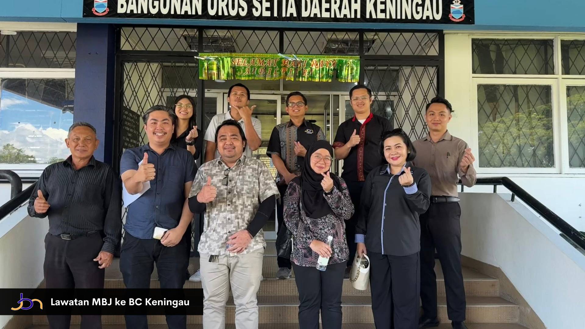 LAWATAN MAJLIS BERSAMA JABATAN KE BENDAHARI CAWANGAN KENINGAU
